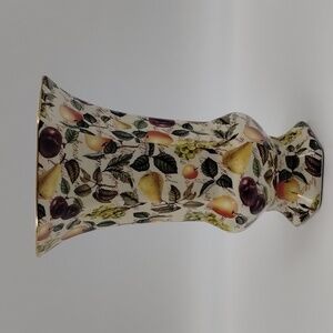 Formalities by Baum Bros. Eden Fruit Chintz Bone China Vase